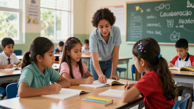 Colaboración educativa en escuelas mexicanas