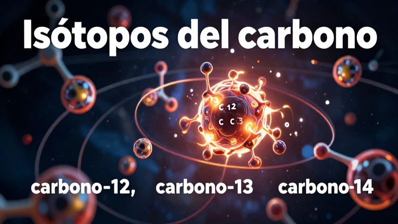 Isótopos del carbono: estructura y definición