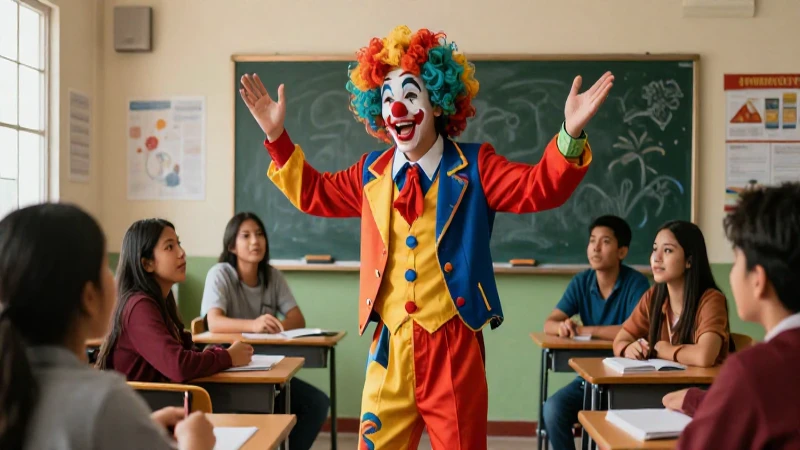 Clowning como herramienta de expresión educativa