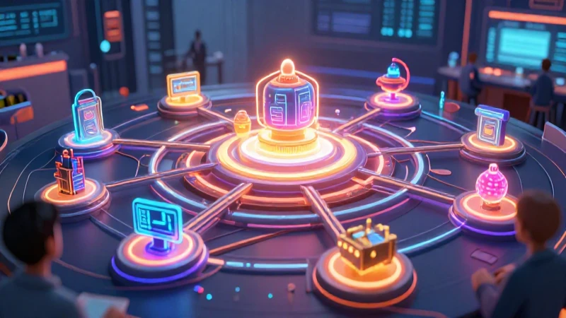 Qué es el comercio: Tipos, importancia y características 4 Interconexión digital vibrante y detallada