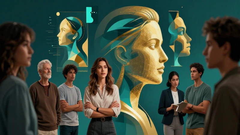 Ilustración vibrante con estética educativa moderna