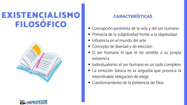 Qué es el existencialismo y cuáles son sus características 2 que es el existencialismo y cuales son sus caracteristicas