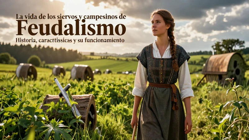 Feudalismo: Historia, características y su funcionamiento 7 Realista escena campesina del Feudalismo