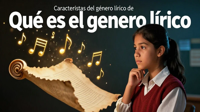 Estudio del género lírico por joven mexicano