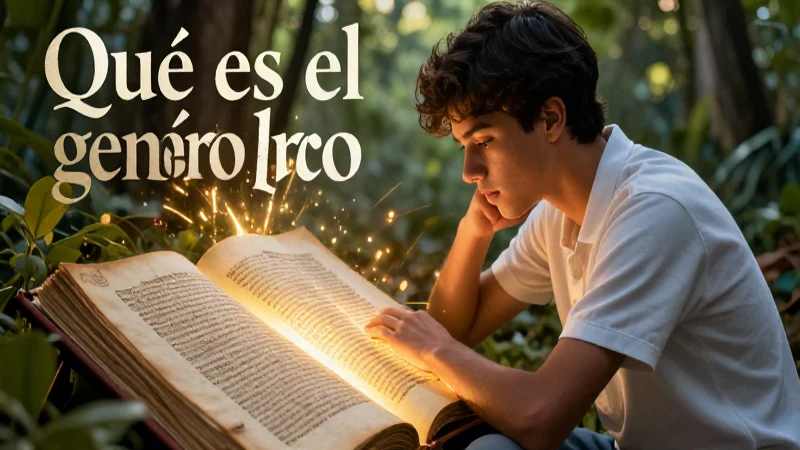 Definición y concepto del género lírico