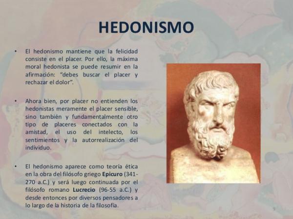 que es el hedonismo y cuales son sus principales representantes 1