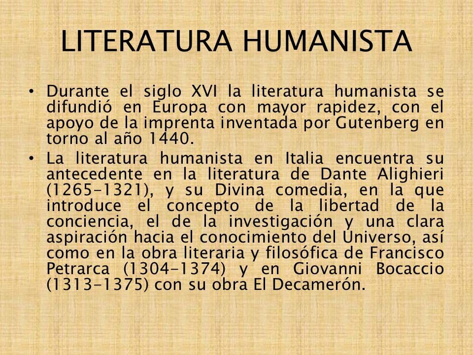 que es el humanismo y su importancia en la literatura 4