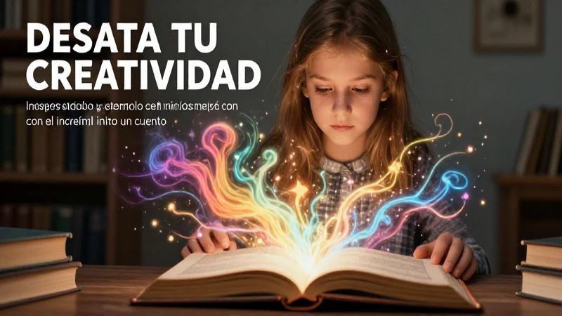 Niña inspira historias creativas con luz y conocimiento