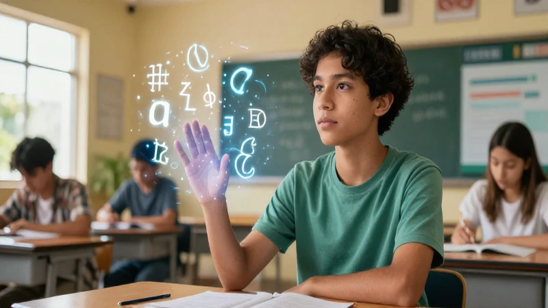 Lenguaje algebraico: definición, características y utilidad 6 Estudiante mexicano con símbolos de pensamiento