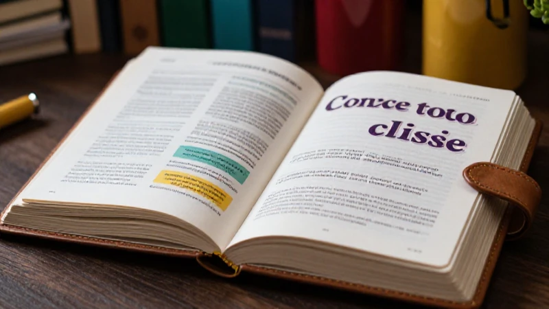 Imagen elegante de libro de clases moderno