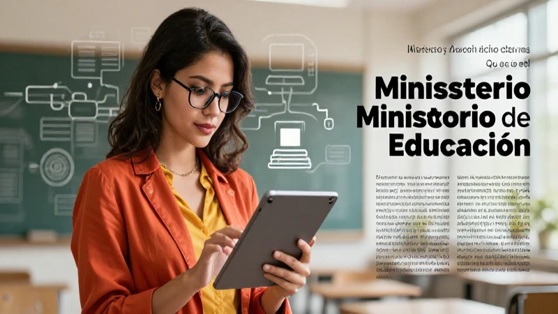 Retos y funciones del Ministerio de Educación