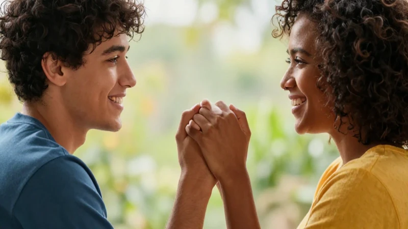 Qué es el noviazgo: definición, tipos y conceptos clave 6 Pareja joven diversa y conectada en un momento íntimo