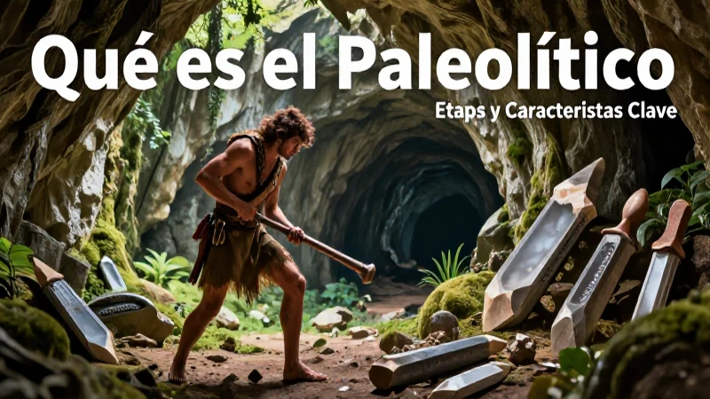 Paleolítico: vida, herramientas y naturaleza primitiva