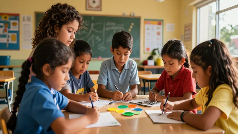 Nueva escuela mexicana: PDA y su impacto en la educación 3 Niños mexicanos diversos aprenden colaborando