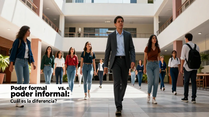 Poder: Formal versus informal en educación