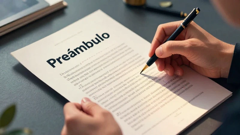 Qué es el preámbulo en derecho y lenguaje cotidiano 7 El preámbulo establece la base y el propósito de las normas