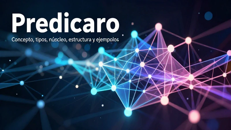 Ilustración educativa del predicado