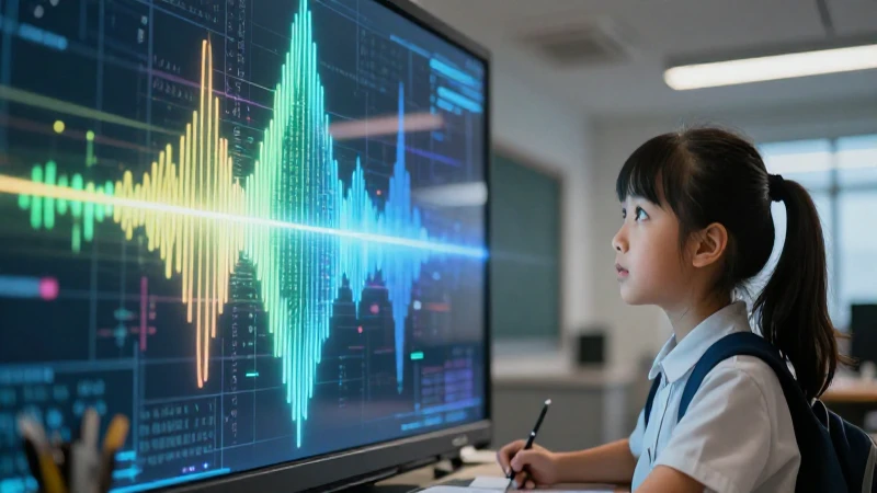 Olas vibrantes de sonido y aprendizaje