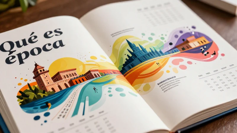 Qué es época: definición y concepto esencial explicado 3 Ilustración educativa de épocas históricas