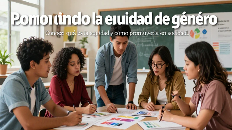 Hombres y mujeres promueven la equidad de género
