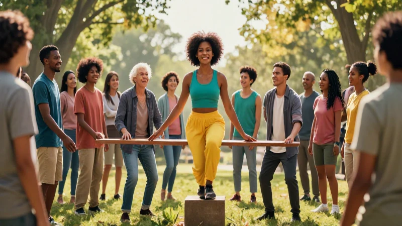 Comunidad diversa, equilibrio, salud y esperanza