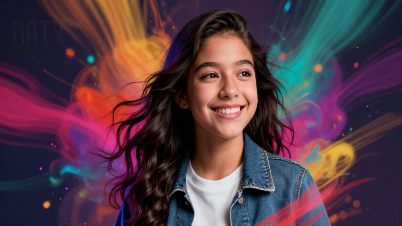 Retrato profesional de estudiante mexicano brillante