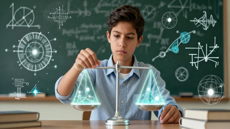 Estudiante mexicano estimando conceptos matemáticos