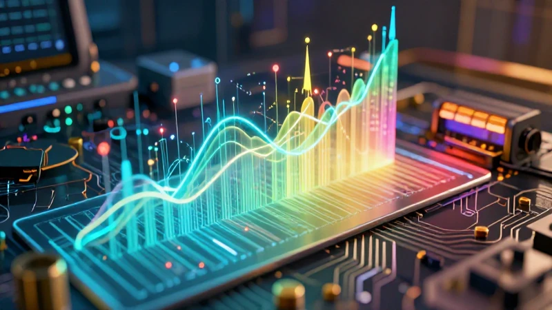 Qué es Excel y cuáles son sus conceptos, historia y usos 3 Gráfico abstracto digital fusionado con circuitos vintage