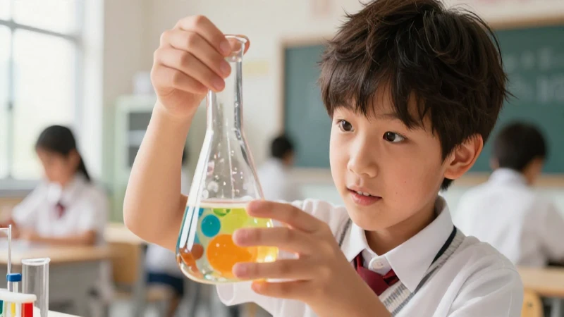 Qué es un experimento Definición y ejemplos clave 4 Estudiante curioso en experimento de laboratorio moderno