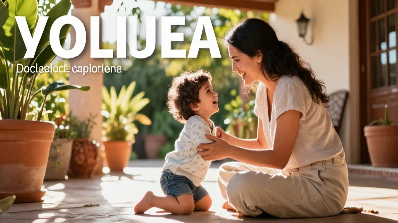 Madre feliz y niño en casa, amor y desarrollo