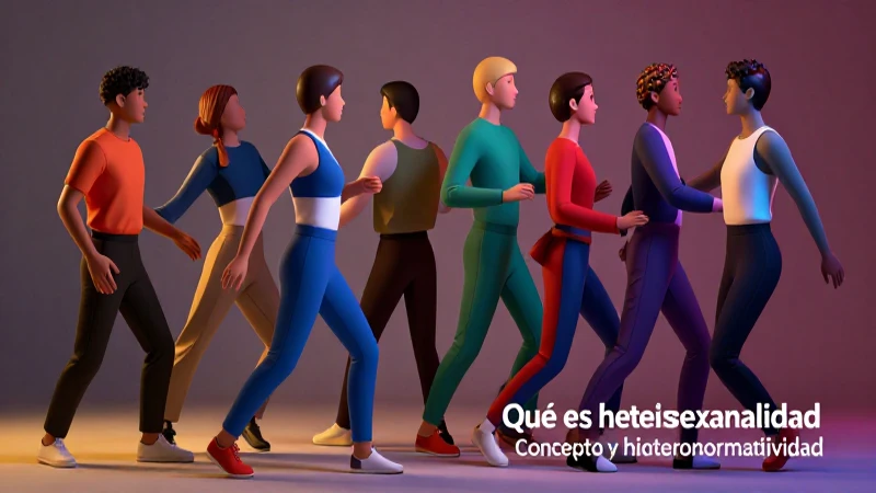 Representación dual de la heteronormatividad con estética profesional