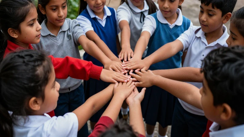 Qué es inclusión: Tipos y casos de exclusión explicados 3 Niños mexicanos en un puente educativo moderno