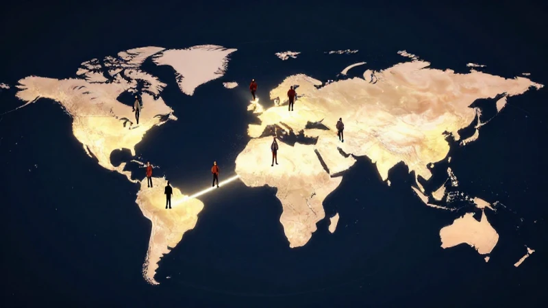 Encrucijada global: diversidad ilustrada y vibrante