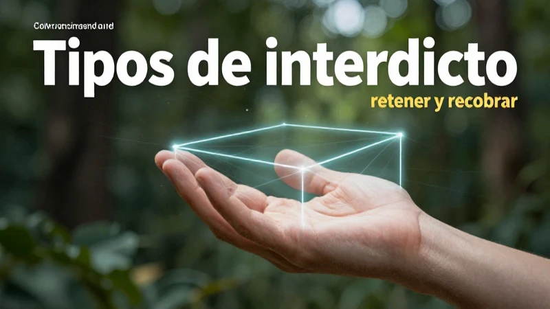 Qué es un interdicto: definición y concepto explicado 4 Conceptos y tipos de interdicto legal
