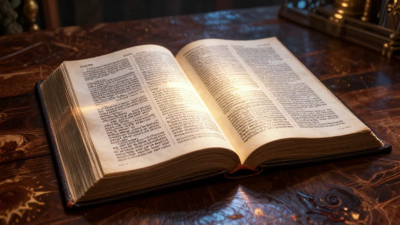 Qué es la Biblia Origen, estructura y características clave 9 Biblia antigua con luz divina y detalle cinematográfico