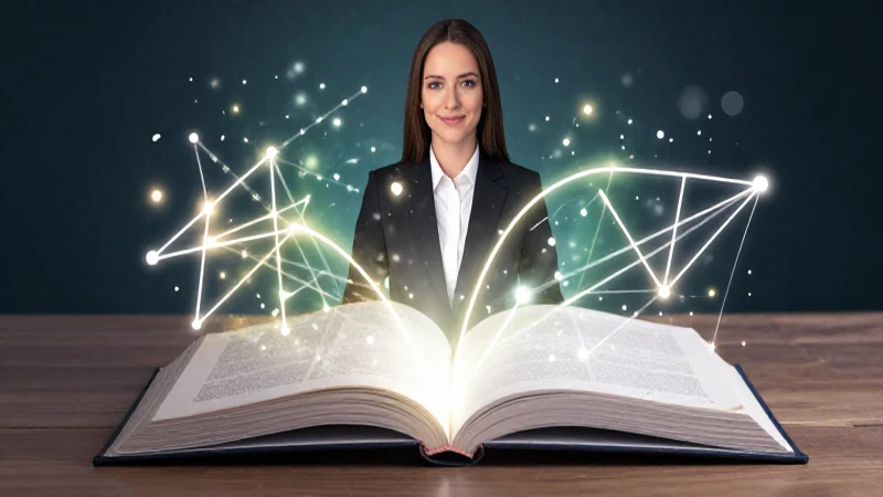 Qué es la comunicación escrita Características y estilos 4 Educador joven y libro luminoso