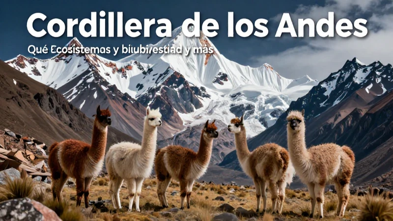 Biodiversidad andina en majestuosos picos nevados