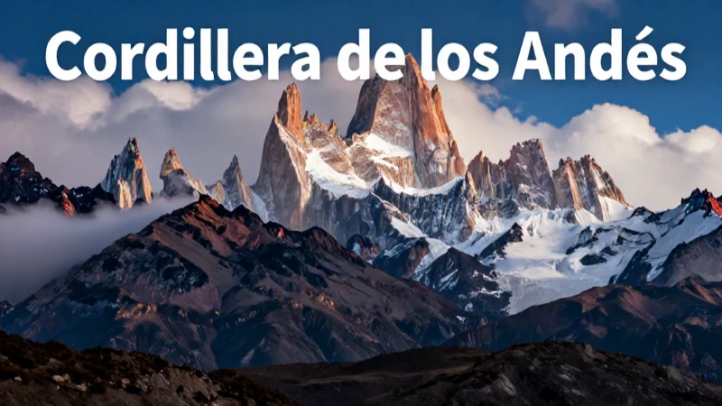 Los Andes son una majestuosa cordillera andina