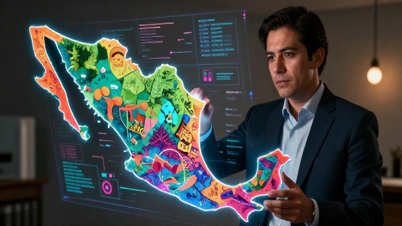 Analista mexicano detectando desigualdad regional