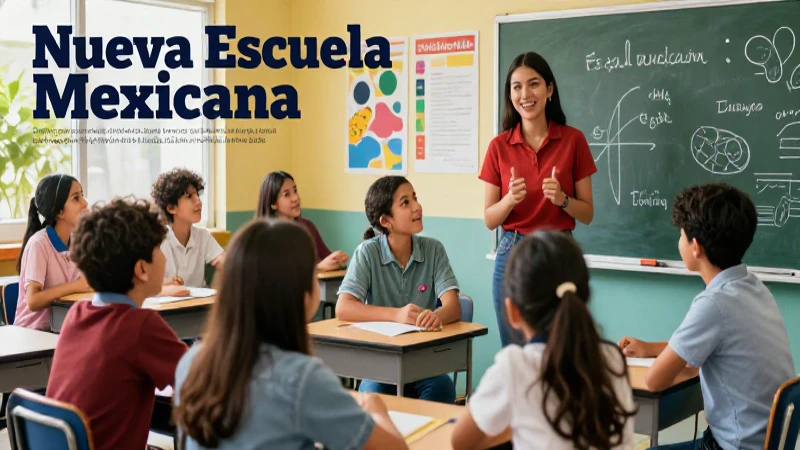 Conoce ejemplos de la escuela activa y revoluciona la educación 3 Nueva Escuela Mexicana: aprendizaje vibrante y colaborativo