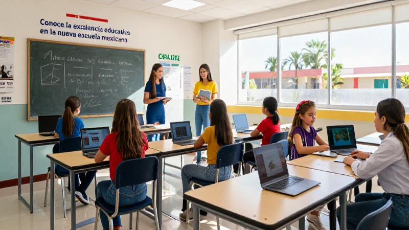 Excelencia educativa en aulas modernas mexicanas