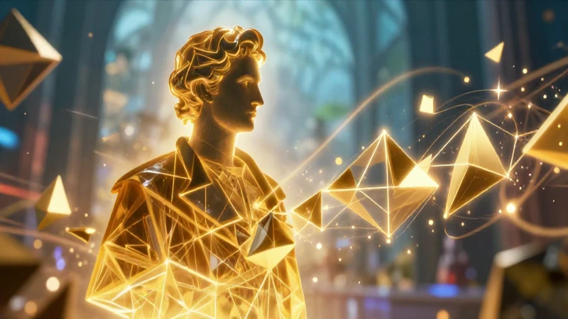 Qué es la geometría: definición, corrientes y conceptos 4 Silueta de matemático dorado en diseño académico moderno