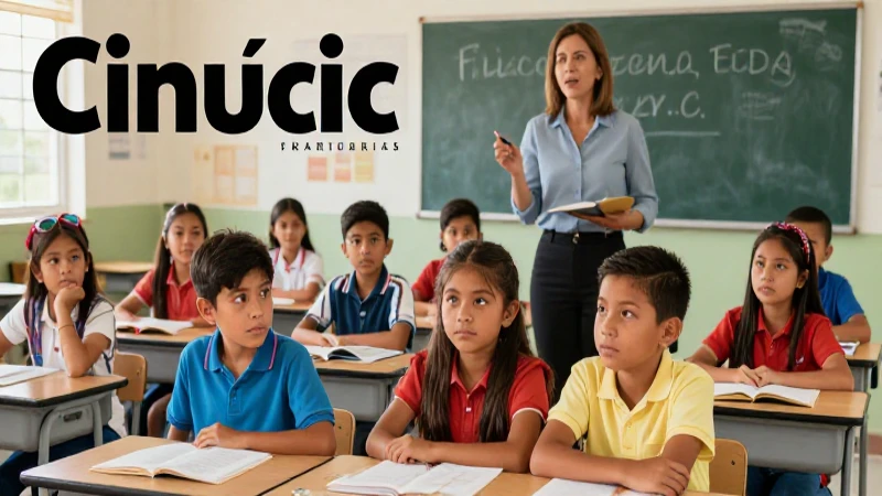 Clase mexicana con estudiantes desinteresados