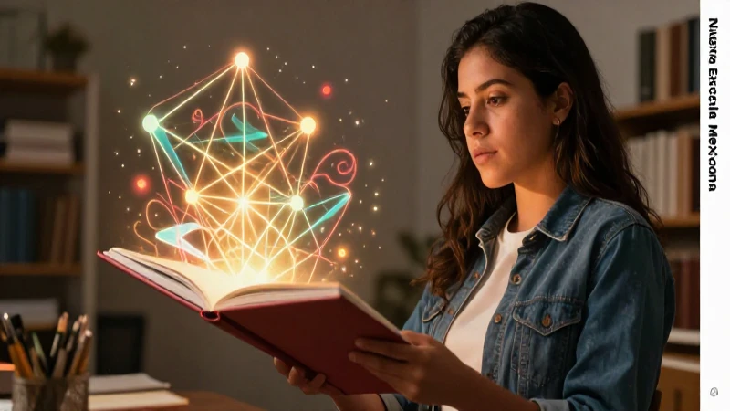 Maestro mexicano revisando conceptos con estilo moderno