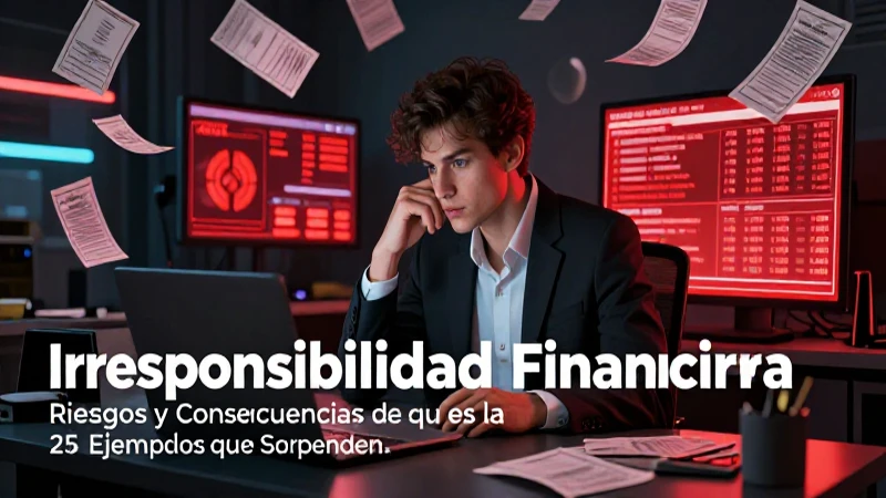 Irresponsabilidad financiera: riesgos y consecuencias