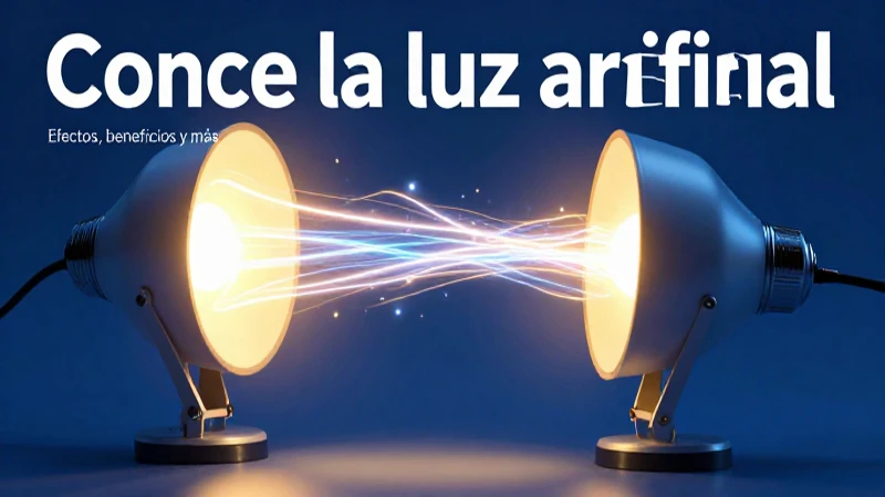 La luz artificial tiene grandes beneficios