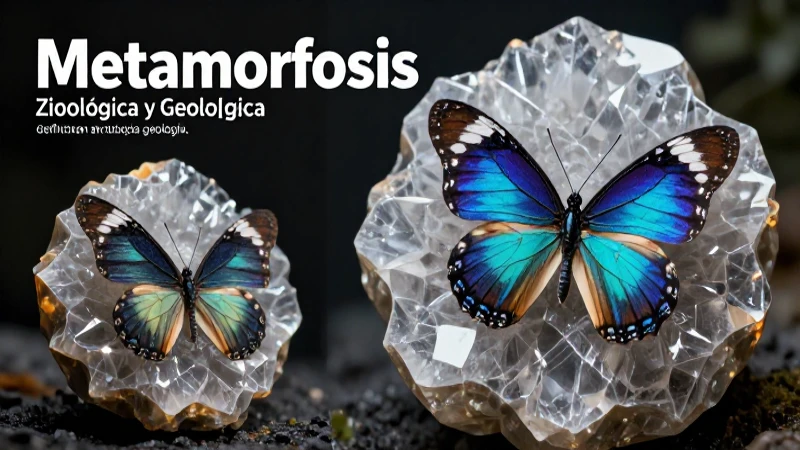 Diferencias entre metamorfosis biológica y geológica