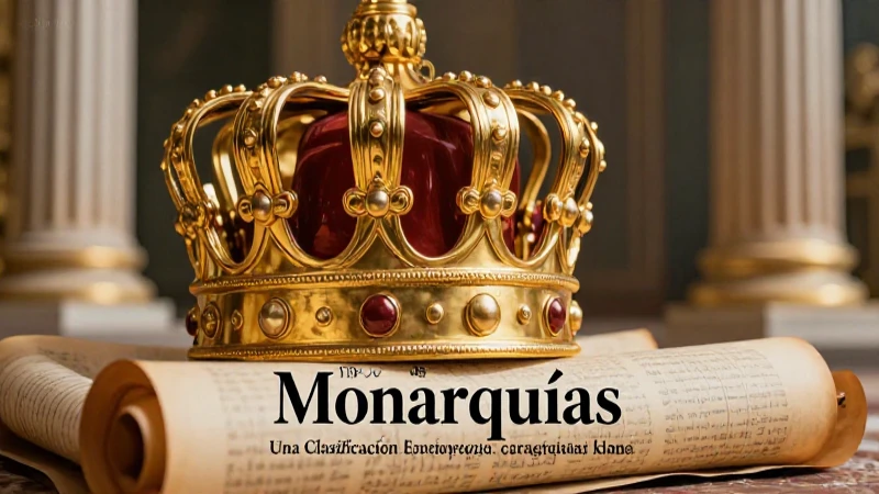 Clasificación y tipos esenciales de monarquías