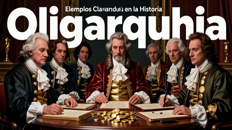 Representación de la élite oligárquica histórica