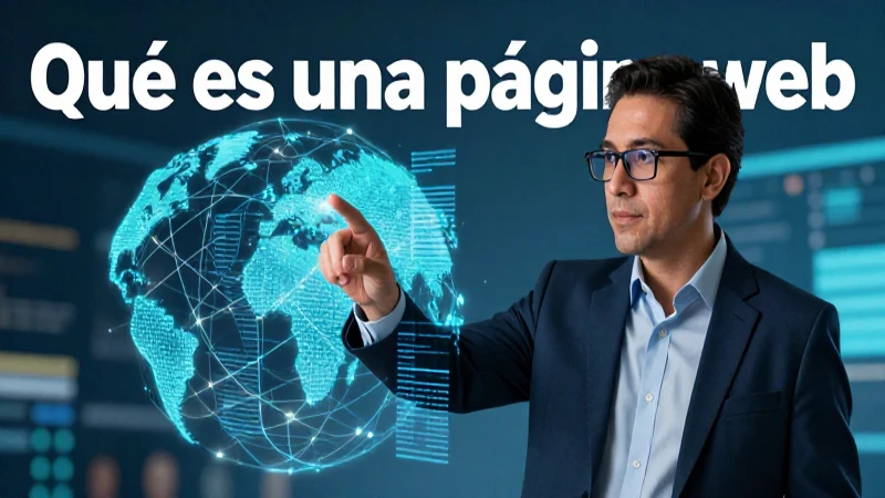 Qué es una página web: Definición y concepto clave 7 Educador explica conceptos digitales y web